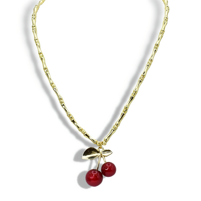 Cherry Pendant Necklace