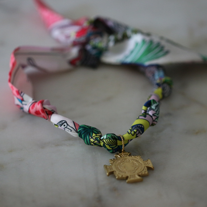 Garden Grace Scarf Necklace