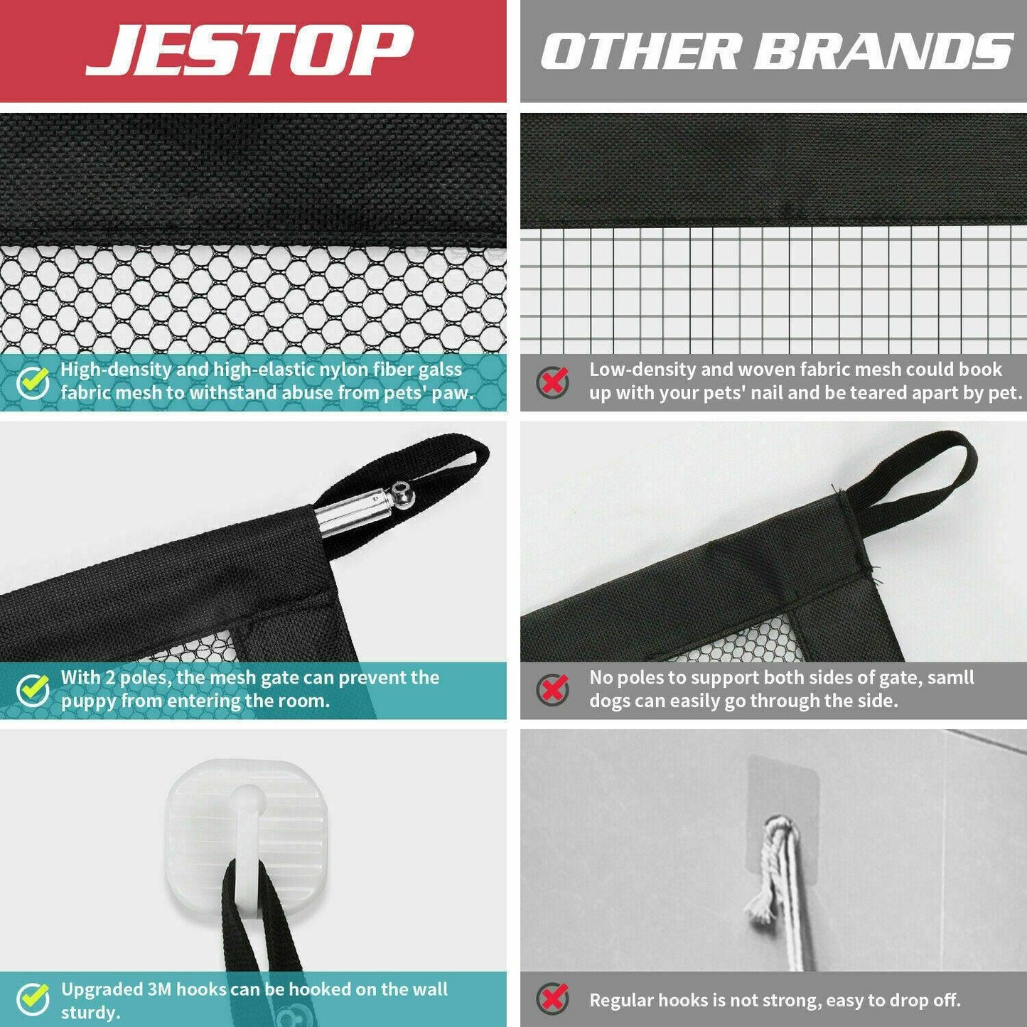 Pet Safety Gate Mesh Fence