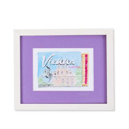Vienna Matchbook Art Print