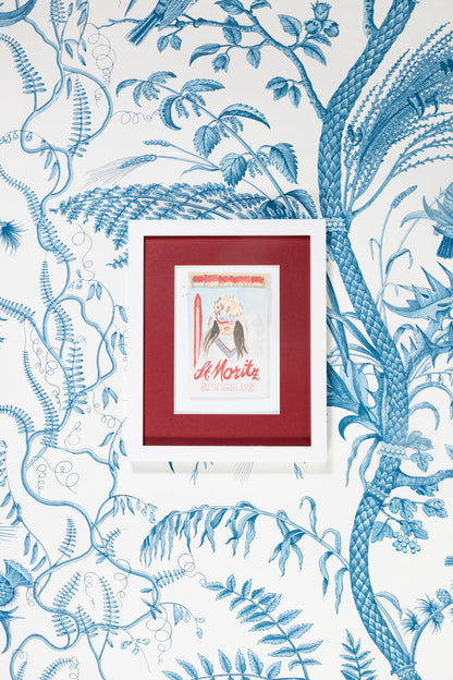 St. Moritz Matchbook Art Print