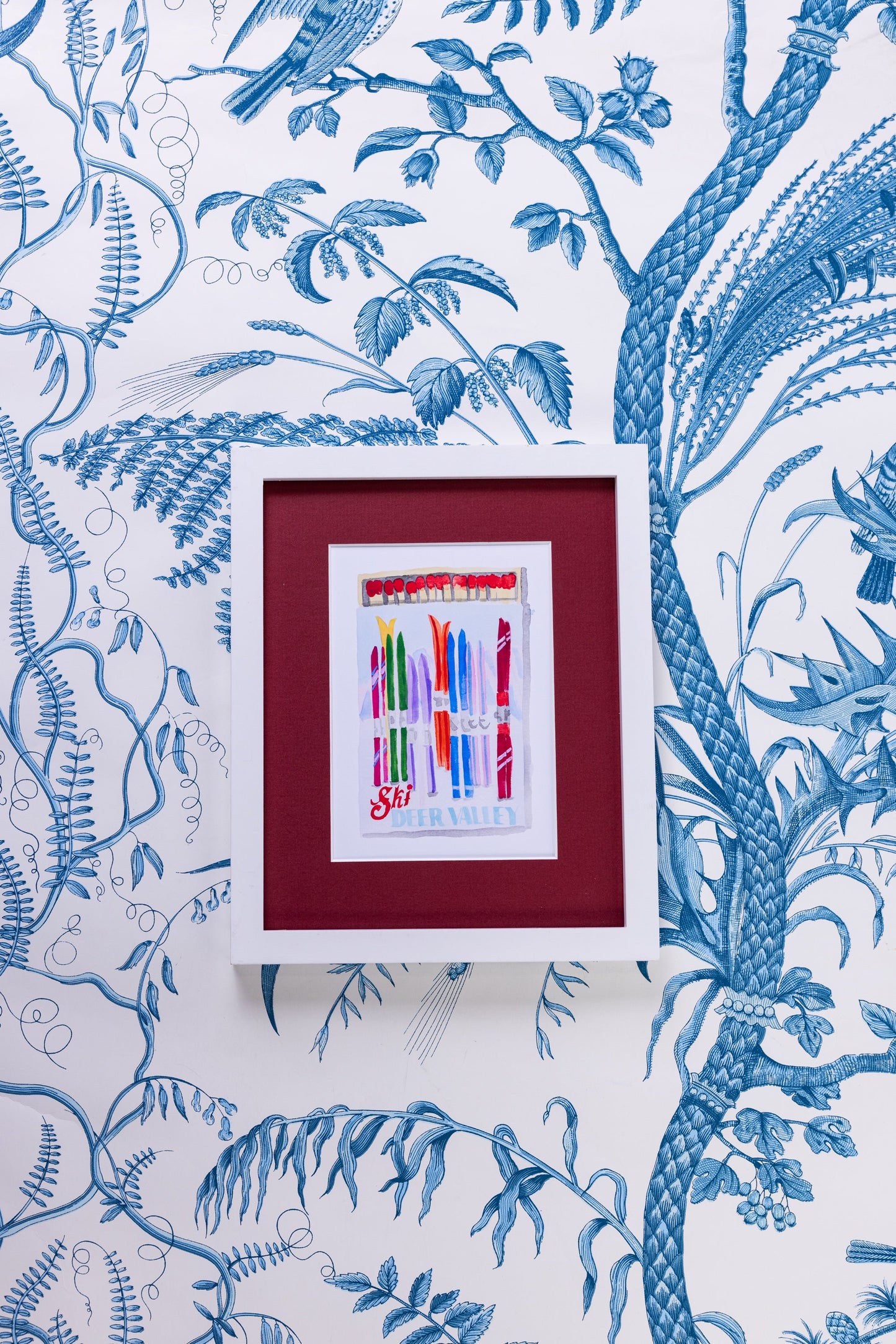 Deer Valley Matchbook Art Print