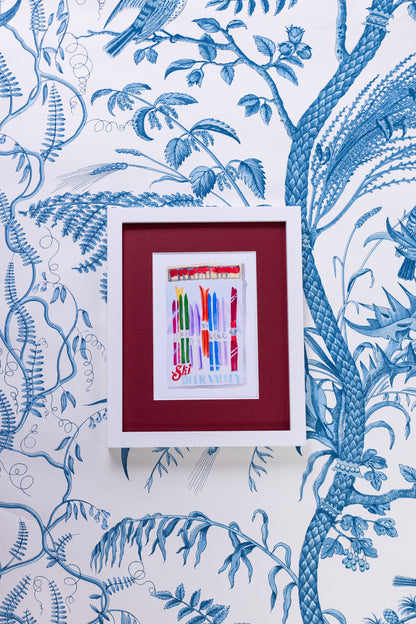 Deer Valley Matchbook Art Print