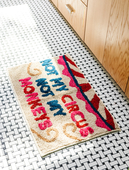 Not My Circus Bath Mat