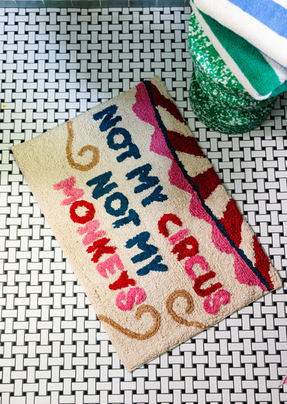 Not My Circus Bath Mat