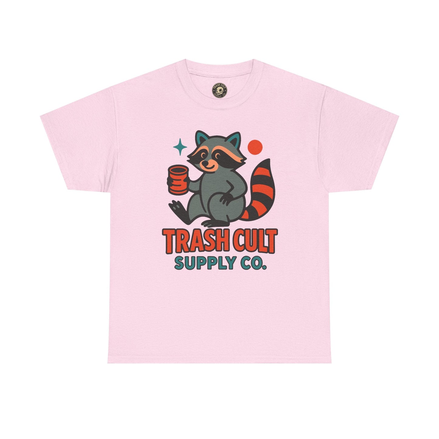 Trash Cult Supply Co. Unisex Heavy Cotton Tee, Eco-Friendly Tee, Gift for Raccoon Lovers, Cute Graphic T-Shirt, Trendy Streetwear, [...]