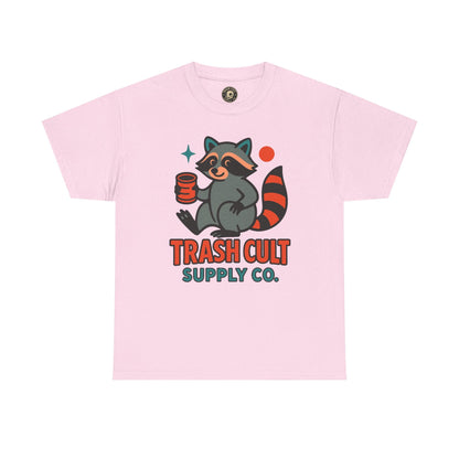 Trash Cult Supply Co. Unisex Heavy Cotton Tee, Eco-Friendly Tee, Gift for Raccoon Lovers, Cute Graphic T-Shirt, Trendy Streetwear, [...]