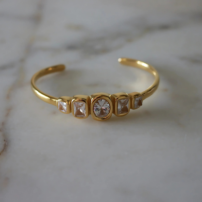 Monroe Bracelet - Beaded Bracelet - Stainless Steel