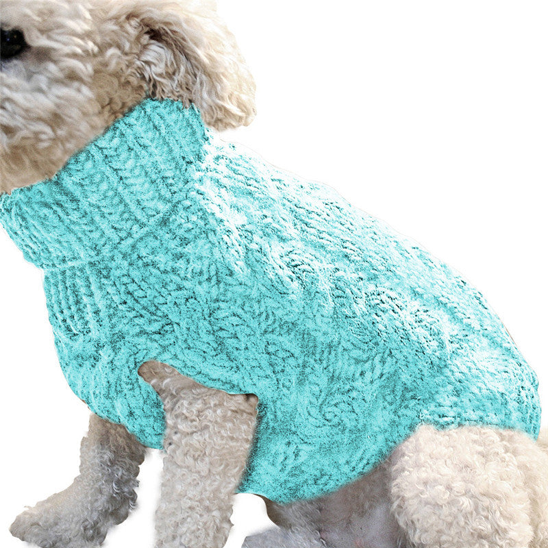 Dog Winter Warm Knit Sweater