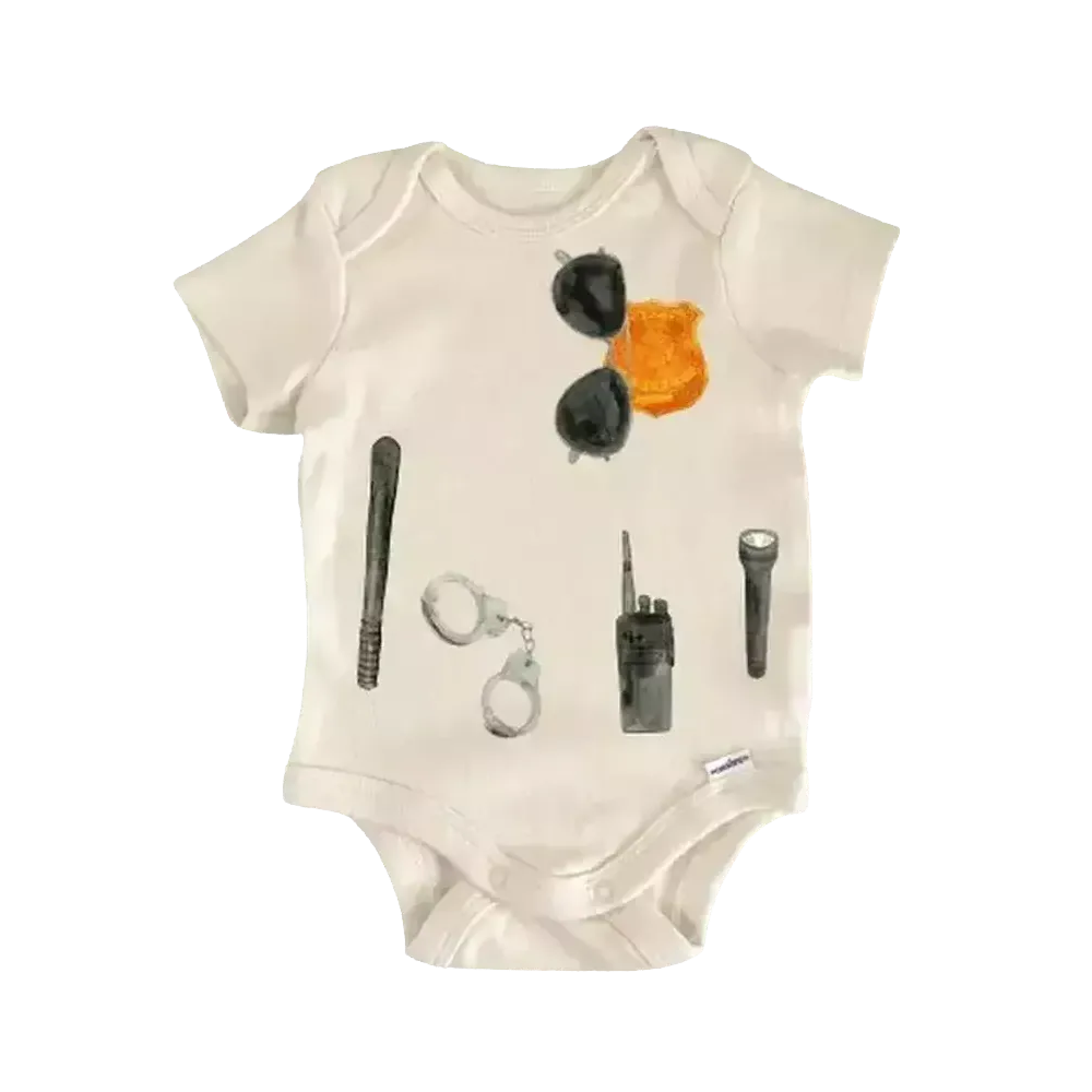 Police Belt Newborn Baby Onesie® Bodysuit