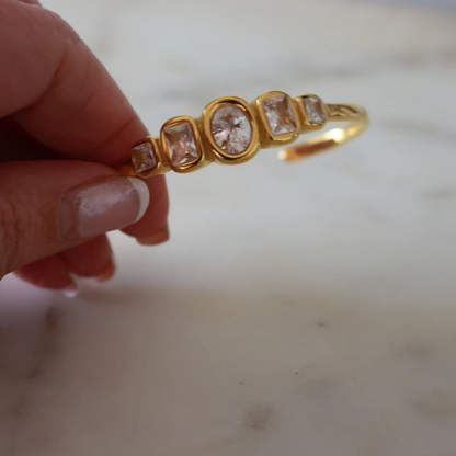 Monroe Bracelet - Beaded Bracelet - Stainless Steel