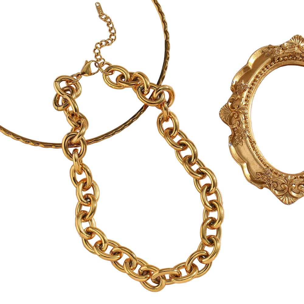 Bold Link Chain Bracelet - Stainless Steel