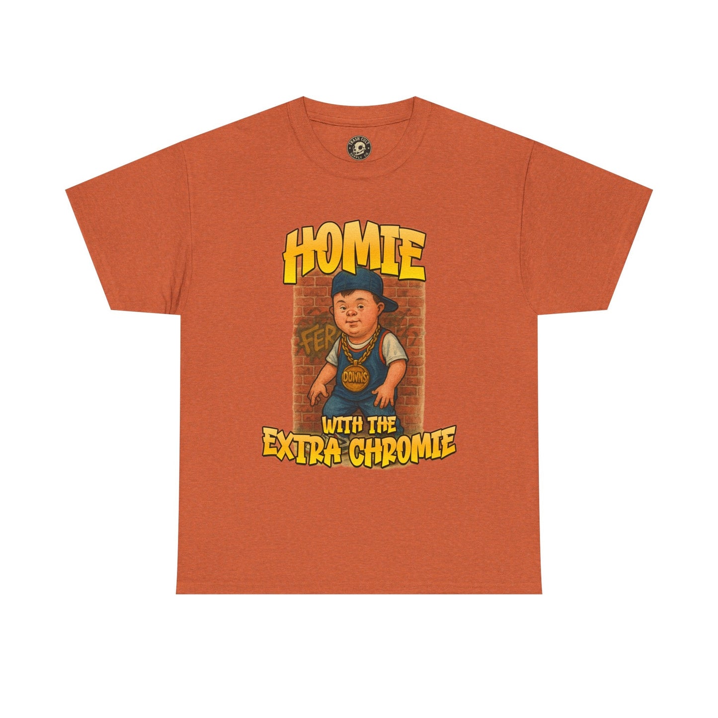 Homie with the Extra Chromie Shirt – Fun Supportive Tee for Down Syndrome Awareness – Gildan 5000