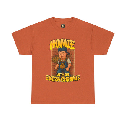 Homie with the Extra Chromie Shirt – Fun Supportive Tee for Down Syndrome Awareness – Gildan 5000
