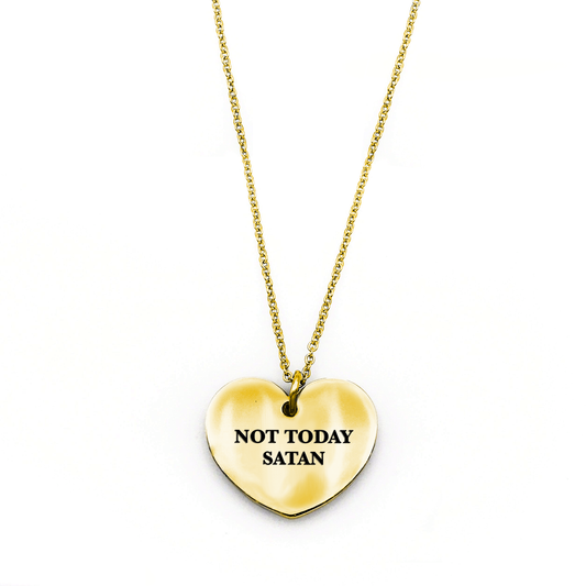 Not Today Satan Necklace