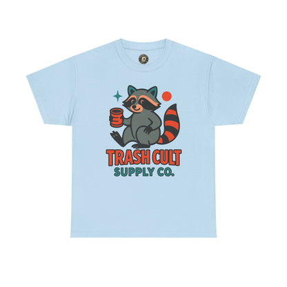 Trash Cult Supply Co. Unisex Heavy Cotton Tee, Eco-Friendly Tee, Gift for Raccoon Lovers, Cute Graphic T-Shirt, Trendy Streetwear, [...]