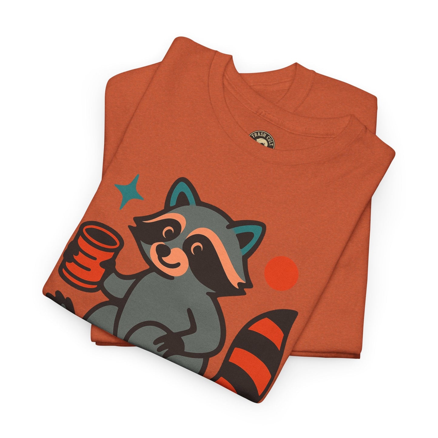 Trash Cult Supply Co. Unisex Heavy Cotton Tee, Eco-Friendly Tee, Gift for Raccoon Lovers, Cute Graphic T-Shirt, Trendy Streetwear, [...]