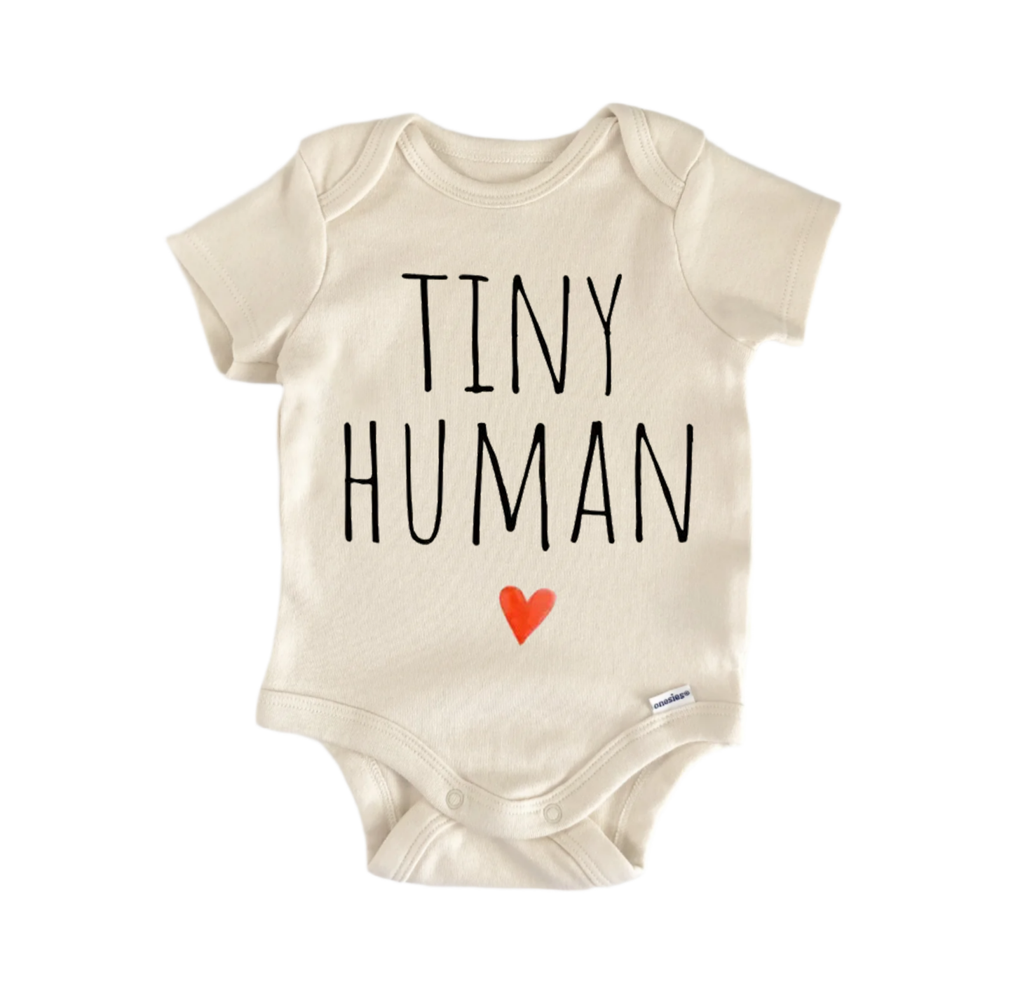 Tiny Human Newborn Baby Onesie® Bodysuit