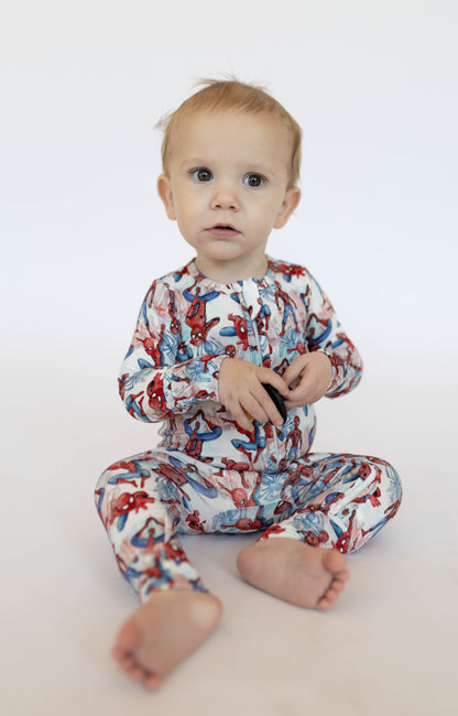 Watercolor Spidey Loveralls