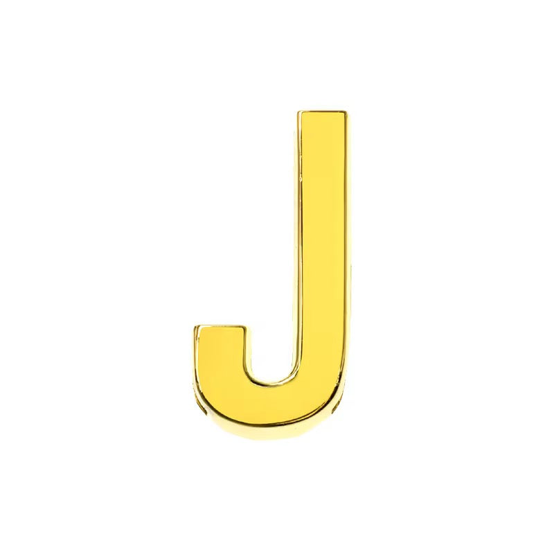 Scarf Slide Letters – 30mm – 14K Gold Non Tarnish