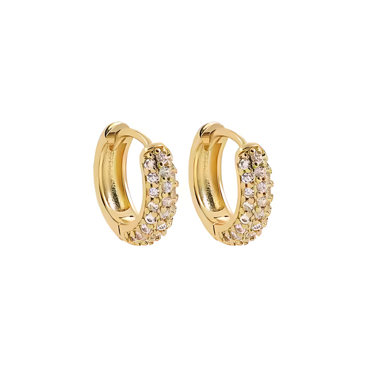 Layla Pave Hoops ~ Deep South Originals