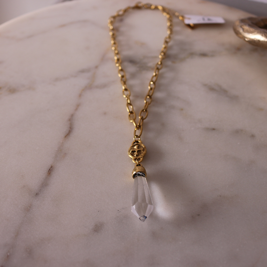 Chandelier Cross Necklace