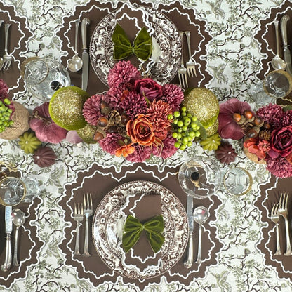 Olive: Velvet Bow Napkin Ties - (Set of 4)