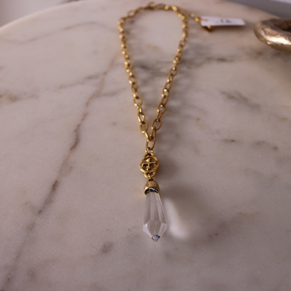Chandelier Cross Necklace
