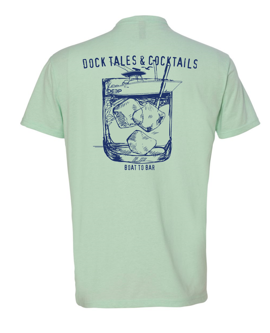 Dock Tales and Cocktails Men's Tee -Mint