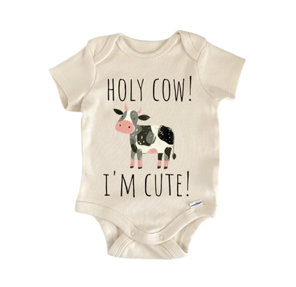Holy Cow Newborn Gift Baby Onesie® Bodysuit