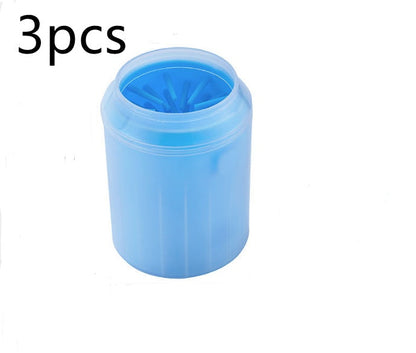 Pet Paw Cleaner Soft Brush Cup