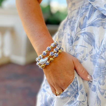 Old Fashioned Beaded Bracelet Set