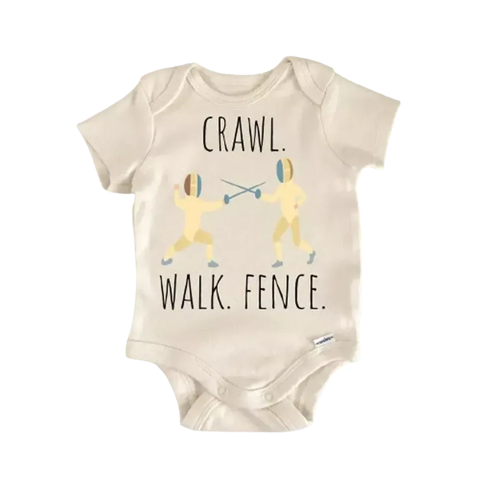 Fencing Fencer Sport Newborn Baby Onesie® Bodysuit