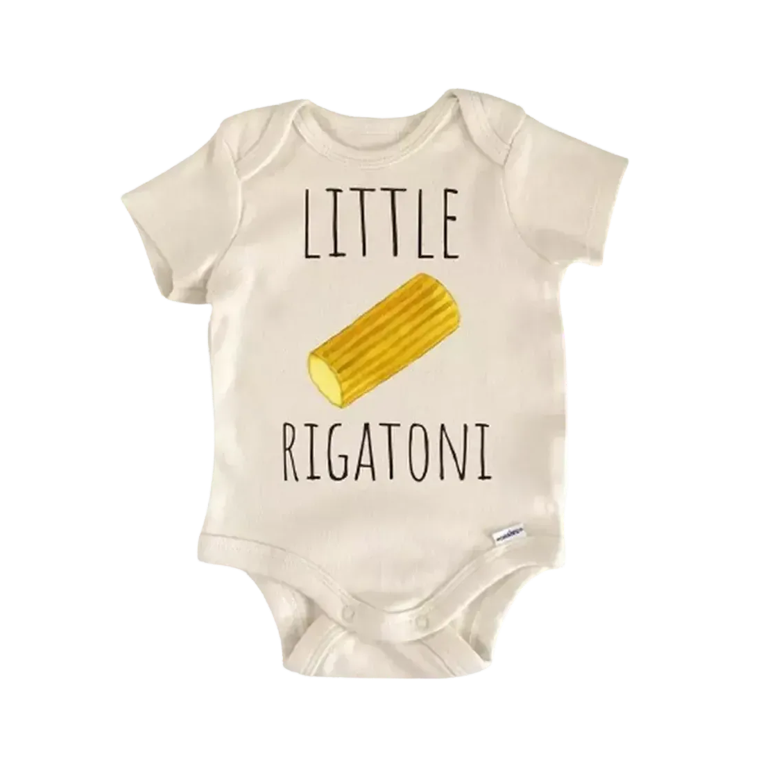 Italian Pasta Rigatoni Newborn Baby Onesie® Bodysuit GS1