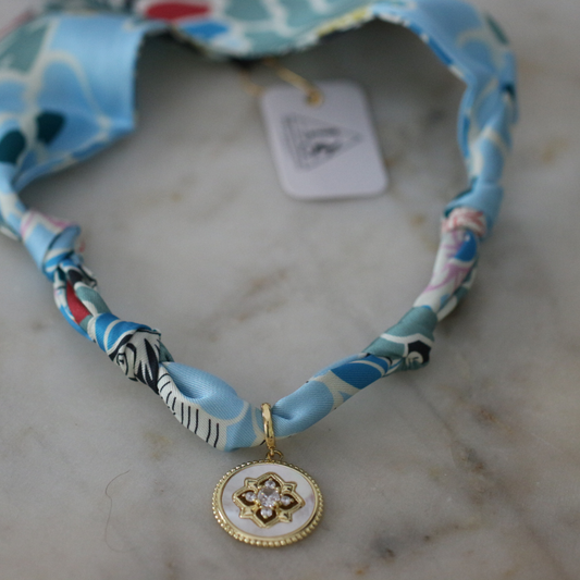 Coastal Grace Scarf Necklace