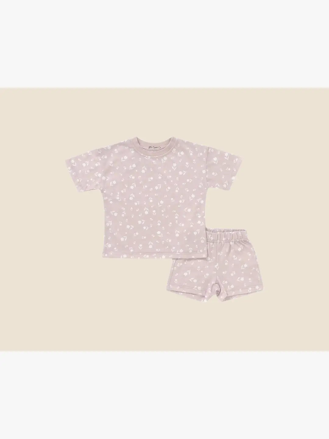 Checkered Short Sleeve Baby Lounge set