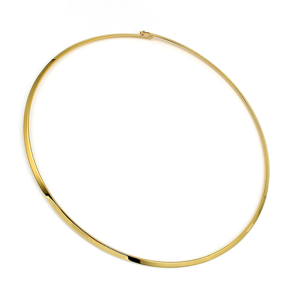 Sleek Collar Choker Necklace 18K Non Tarnish