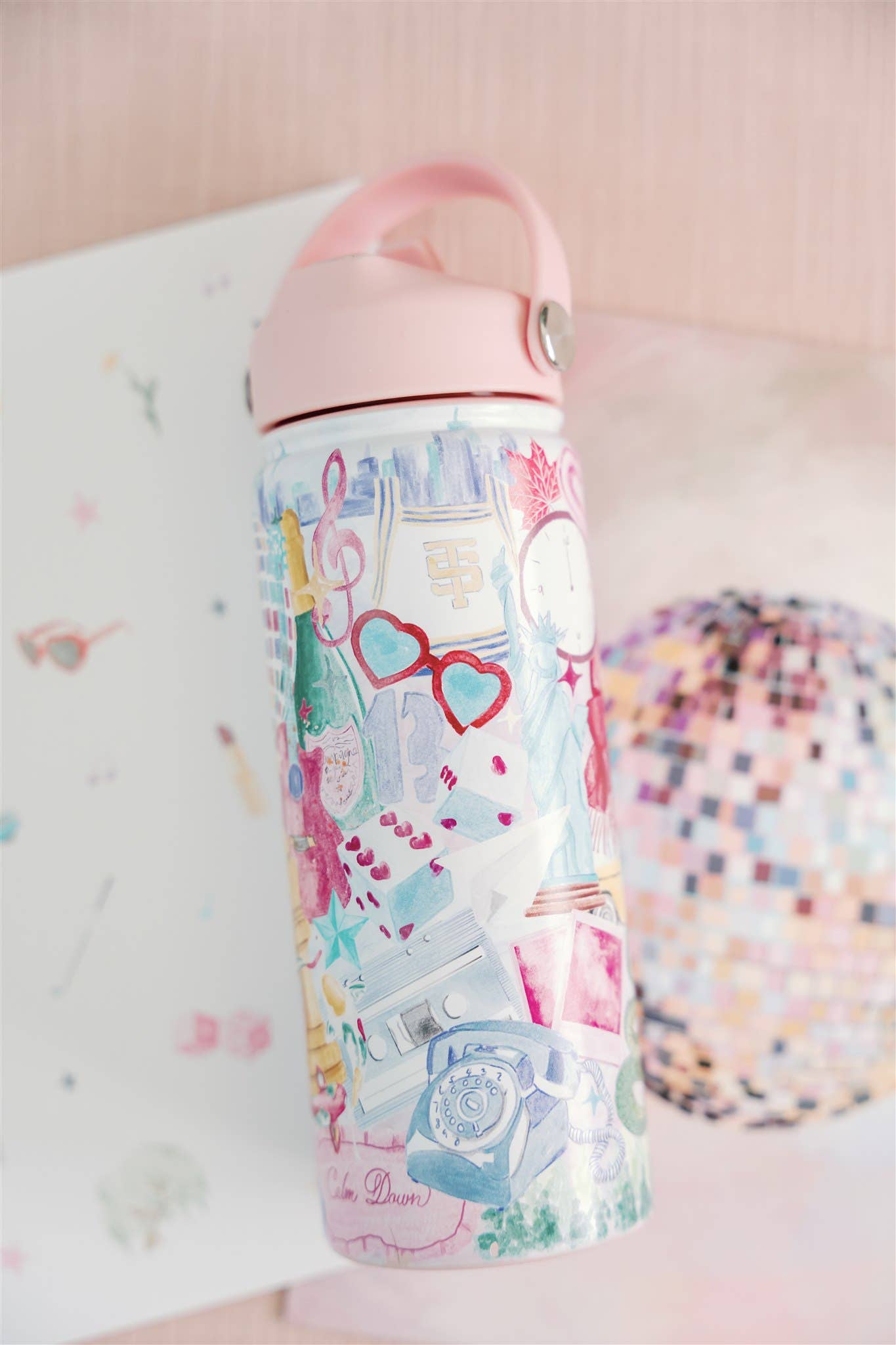 Gracefully Made Art - Eras 18 Ounce Insulated Water Bottle