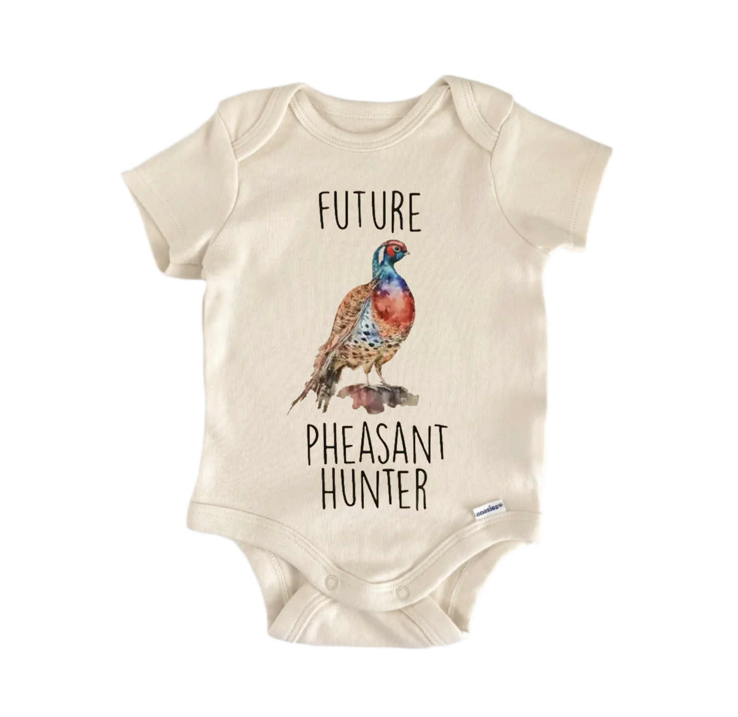 Pheasant Hunter Newborn Baby Onesie® Bodysuit GS1