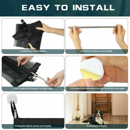 Pet Safety Gate Mesh Fence