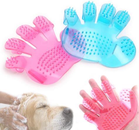 Pet Bath Massage Hair Brush Glove