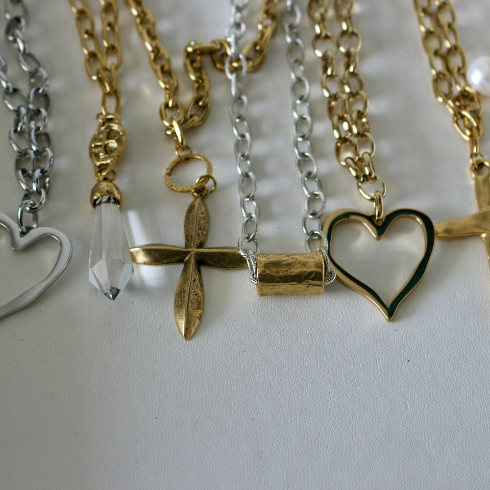 Chandelier Cross Necklace