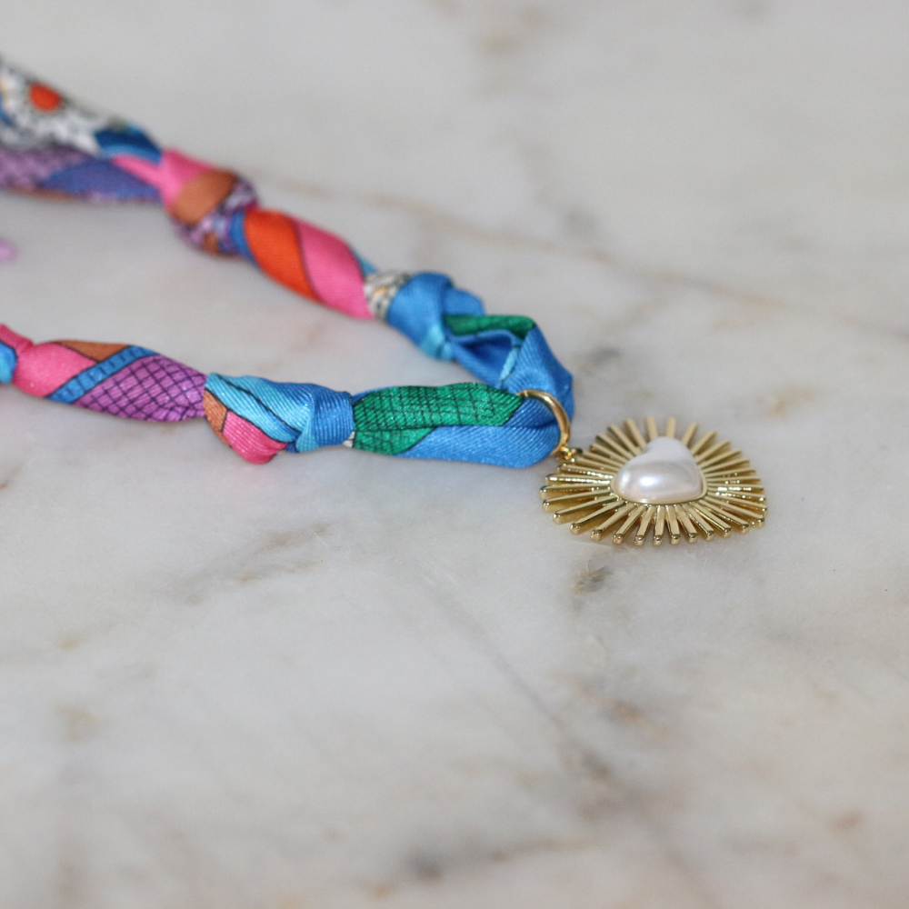 Summer Love Scarf Necklace