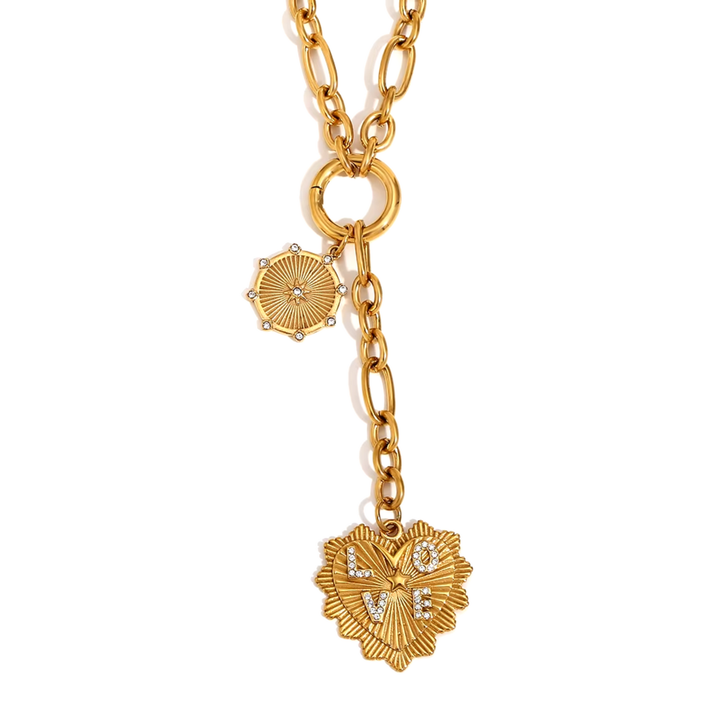 Heart of Gold Toggle Necklace ~ Deep South Originals