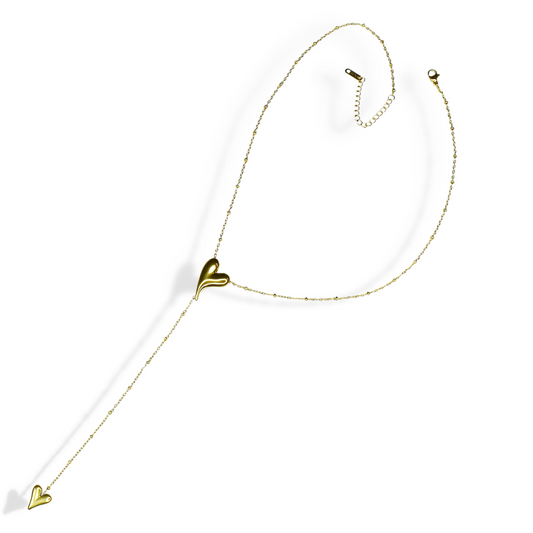 Two of a Kind Gold Necklace