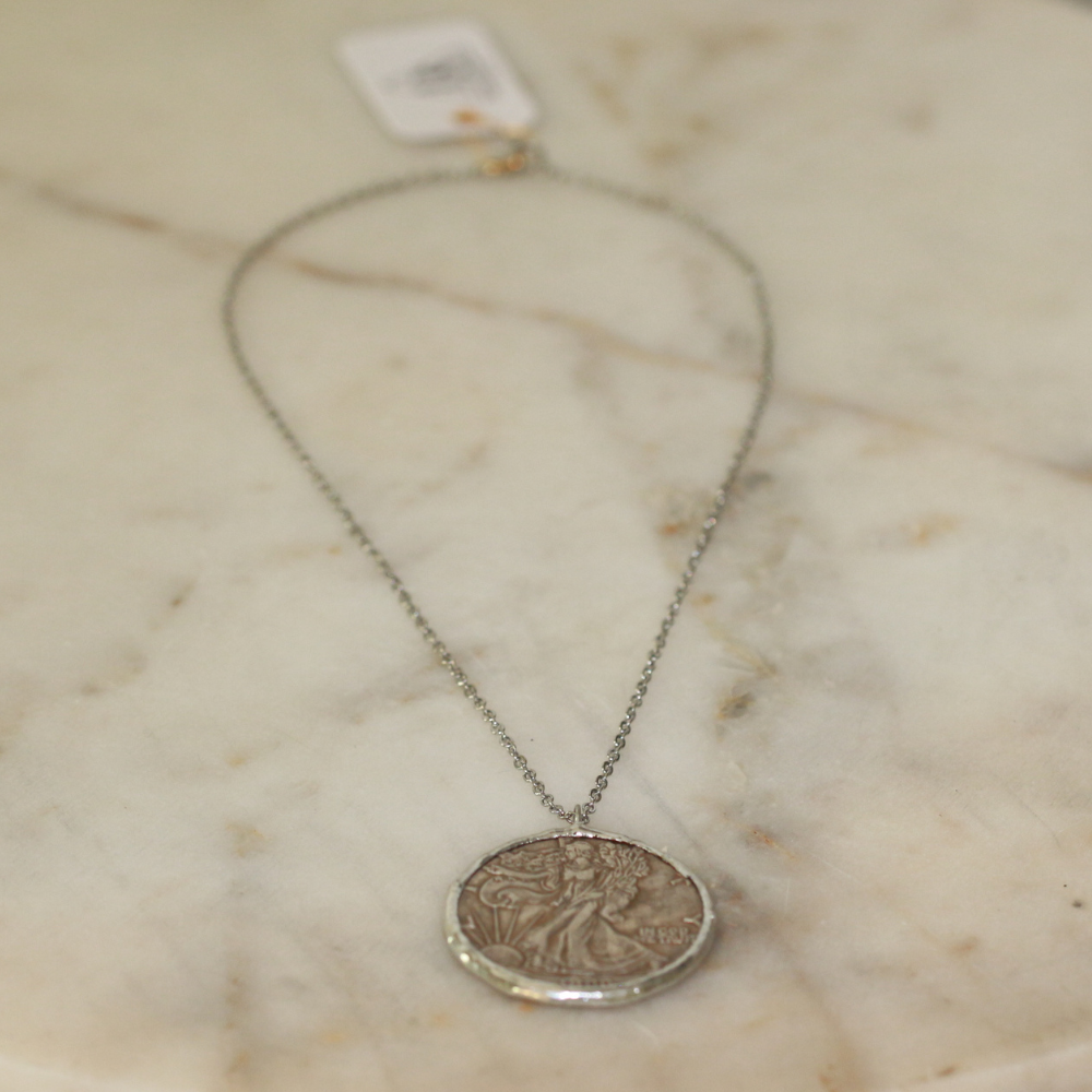 Liberty Coin Necklace (Replica Coin)