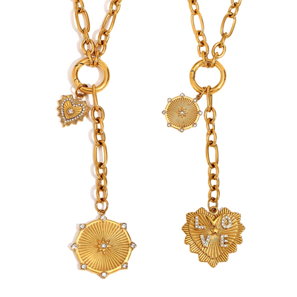 Heart of Gold Toggle Necklace ~ Deep South Originals