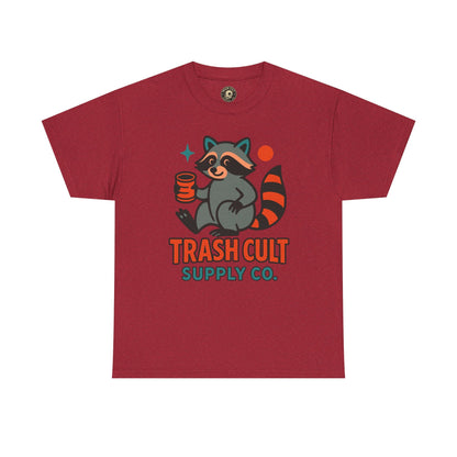 Trash Cult Supply Co. Unisex Heavy Cotton Tee, Eco-Friendly Tee, Gift for Raccoon Lovers, Cute Graphic T-Shirt, Trendy Streetwear, [...]