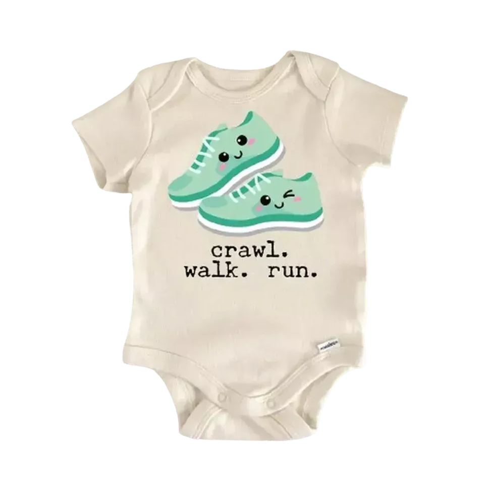 Running Runner Marathon Newborn Baby Onesie® Bodysuit