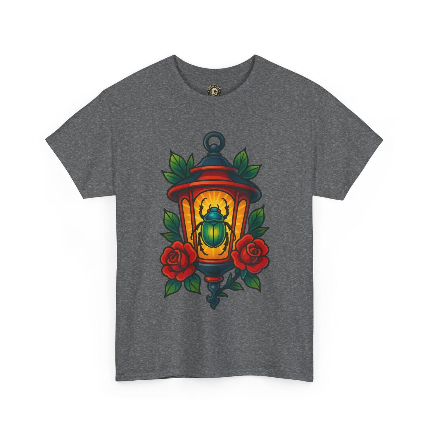 Vintage Lantern Beetle Unisex Heavy Cotton Tee - Eccentric Nature Lover Gift, 90s Aesthetic T-Shirt, Botanical Art Apparel, Summer [...]